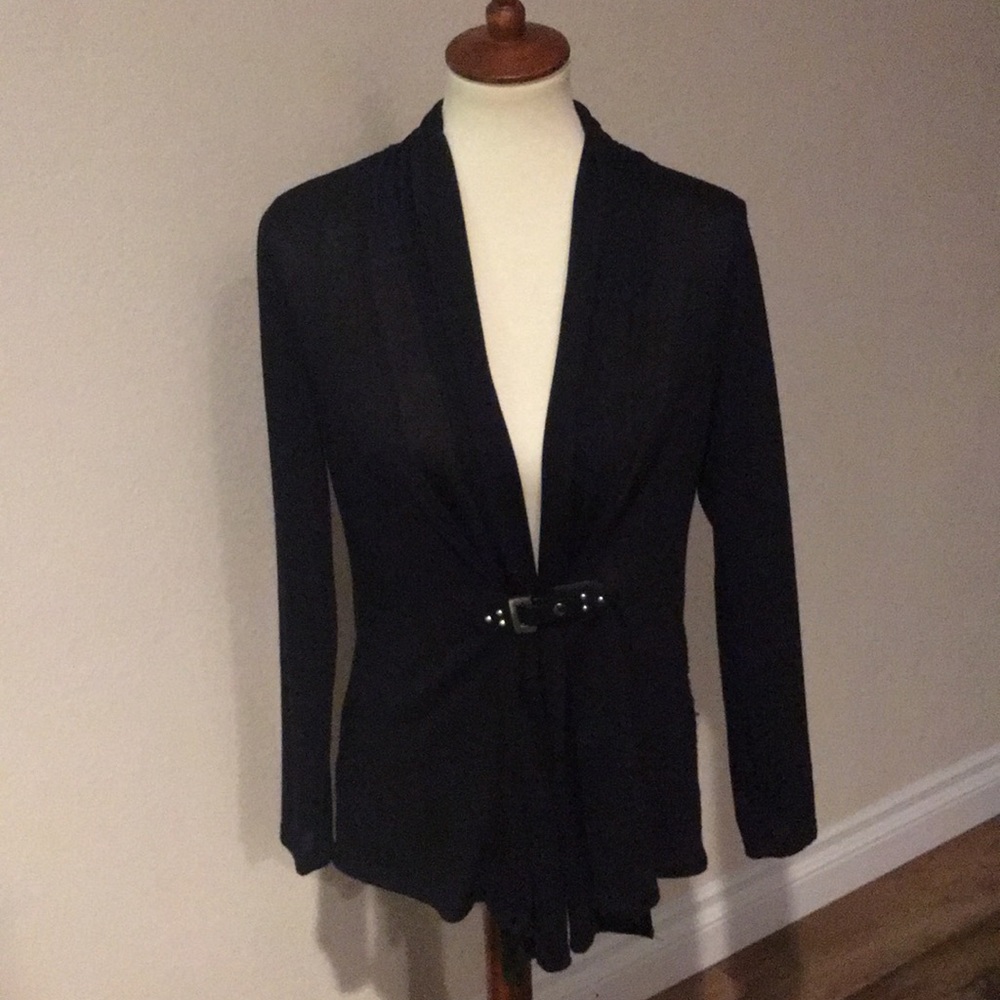 ChristinMichaels Black Cardigan (Size M)